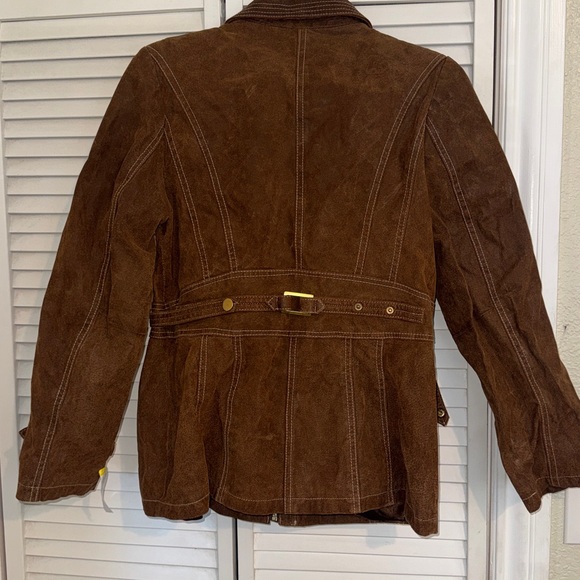 Bradley Bayou 🤎🤎 VINTAGE Women's Brown 🤎🤎 Leather Jacket - S - Picture 5 of 7